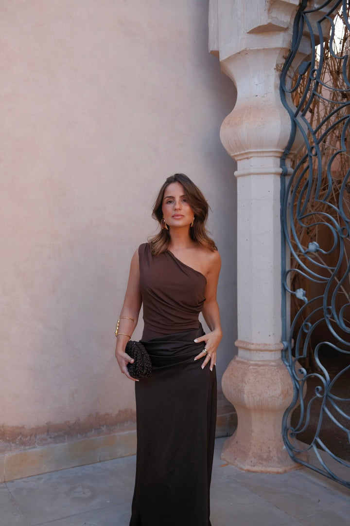 Amira - Vestido Marrón
