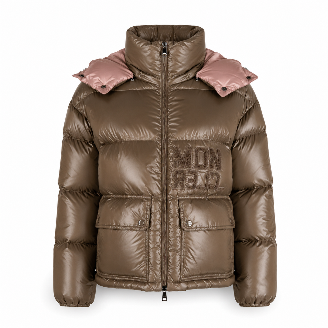 Winter Puffer Coat Marrón