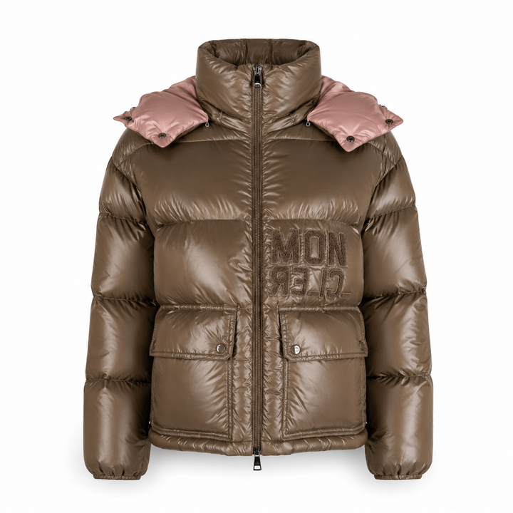 Winter Puffer Coat Marrón